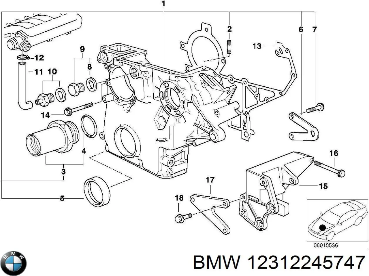 22427869 BMW Втулка куліси КПП
