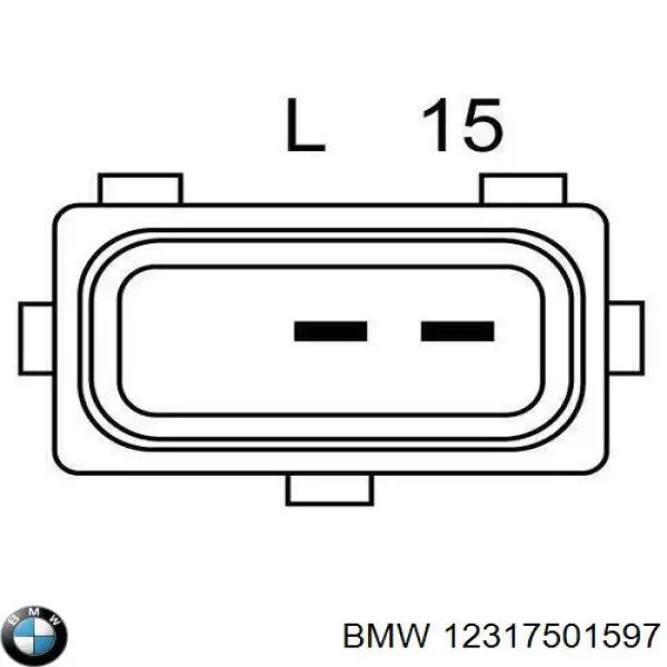 Генератор 12317501597 BMW