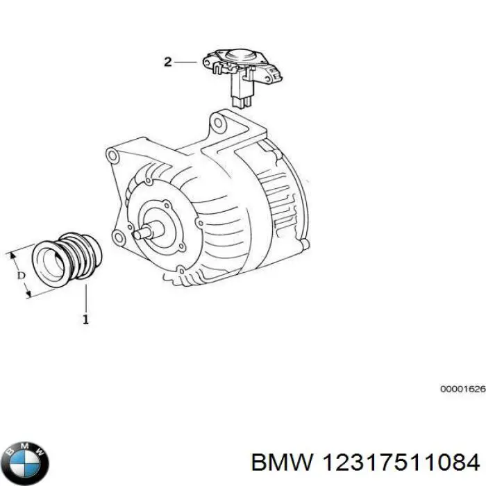  BMW 12317511084 ціна, від 31.66 USD
