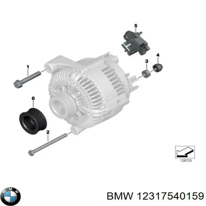 Інерційний шків BMW 12317540159 ціна, від 76.02 USD