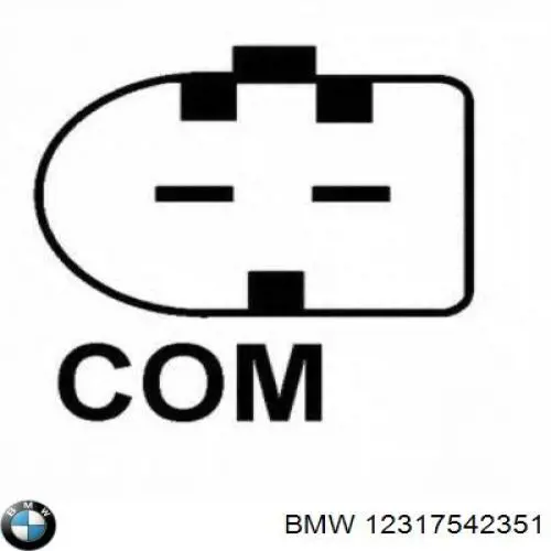 Генератор BMW 12317542351 ціна, від 239.28 USD
