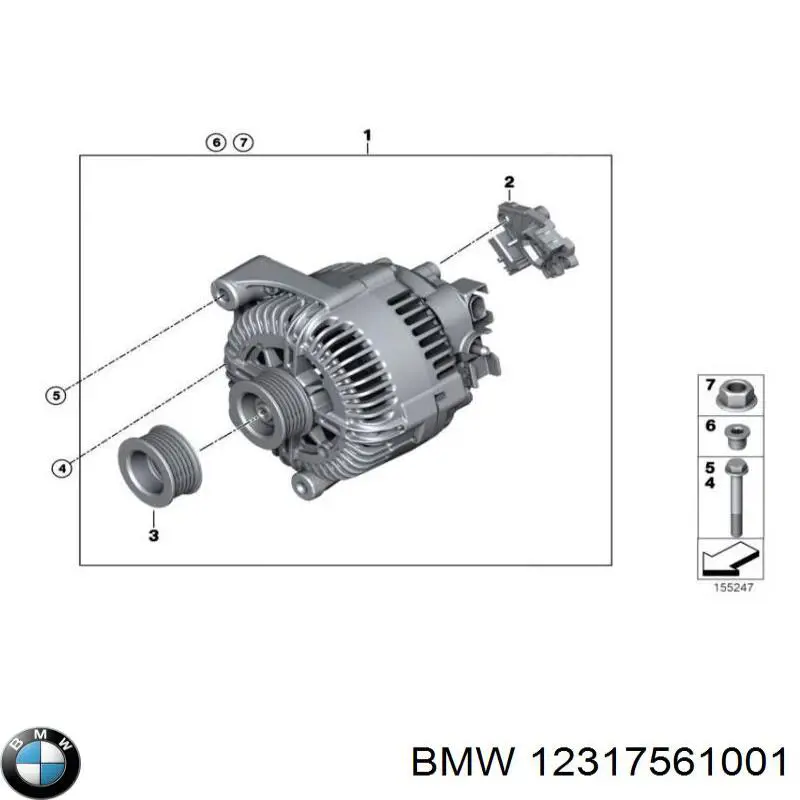 Купити 12317561001 BMW Шків помпи