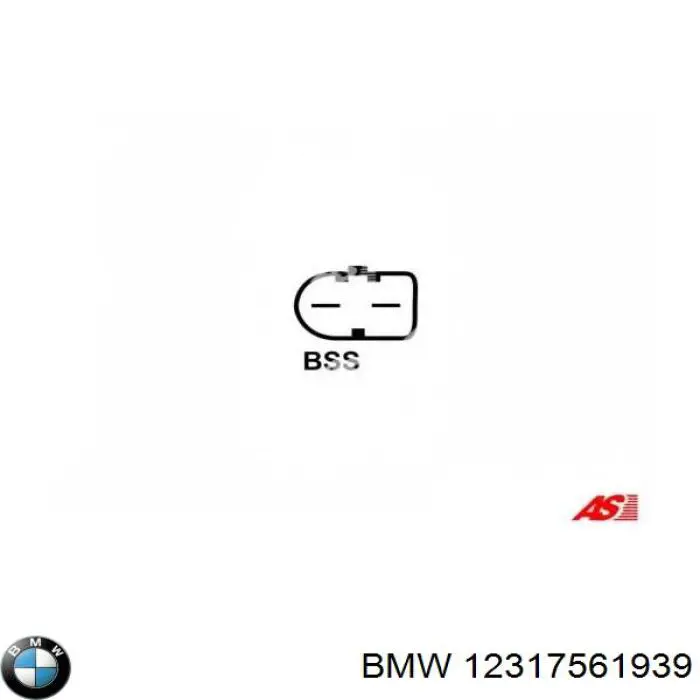 Реле генератора 12317561939 BMW