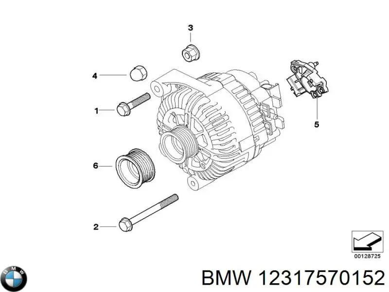 Інерційний шків BMW 12317570152 ціна, від 28.32 USD