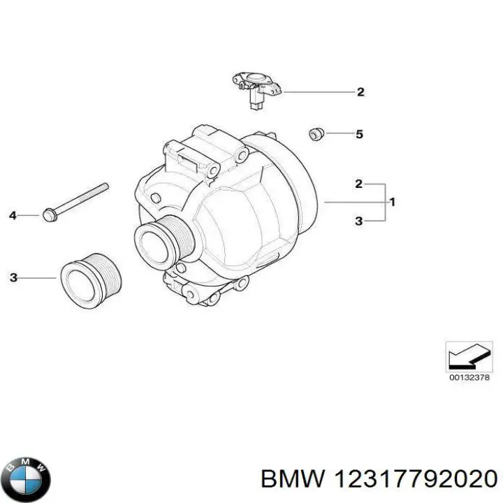Шків колінвала (демпфер ) BMW 12317792020 ціна, від 42.48 USD