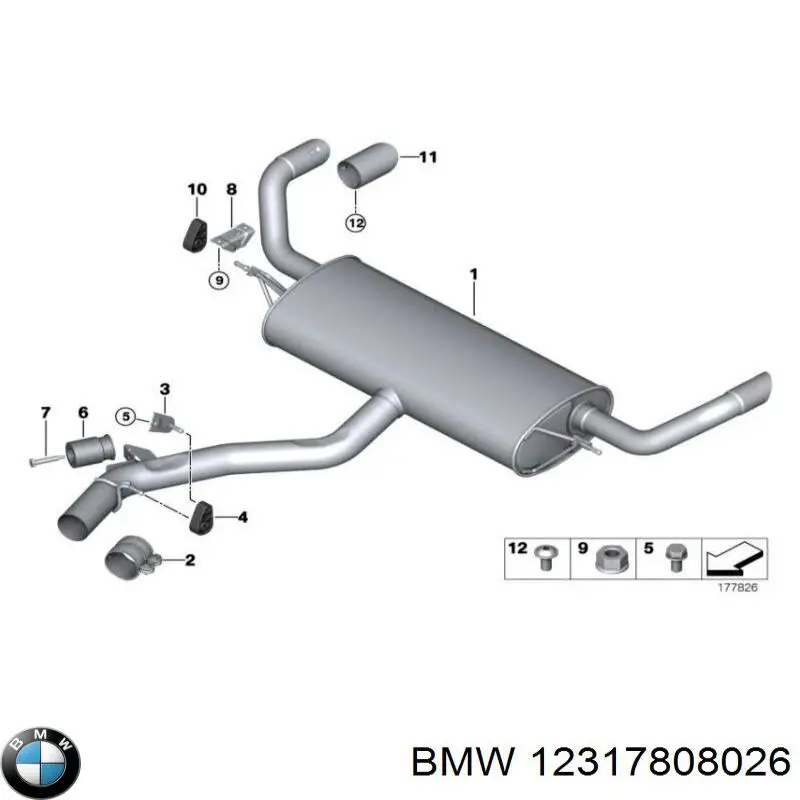 Шків водяної помпи 12317808026 BMW