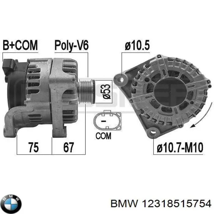 Генератор VALEO FG23S058 ціна, від 201.47 USD