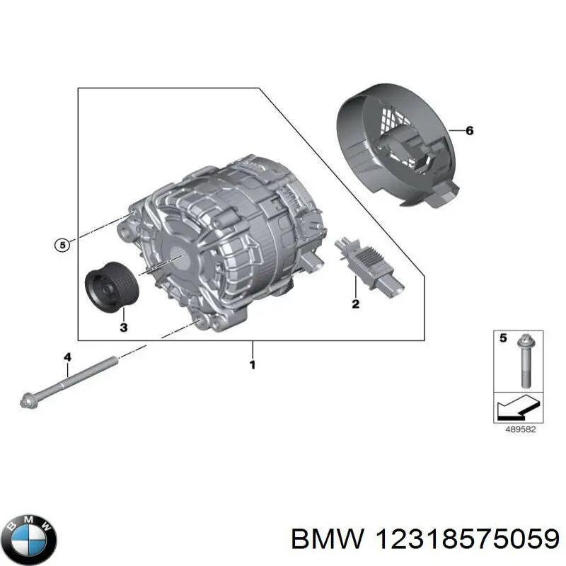 Генератор BMW 12318575059 ціна, від 189.99 USD