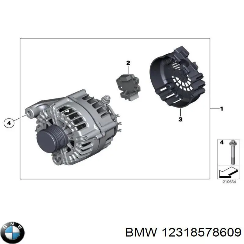 12318578609 BMW Авто генератор