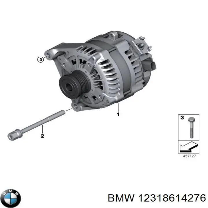Генератор BMW 12318614276 ціна, від 185.15 USD