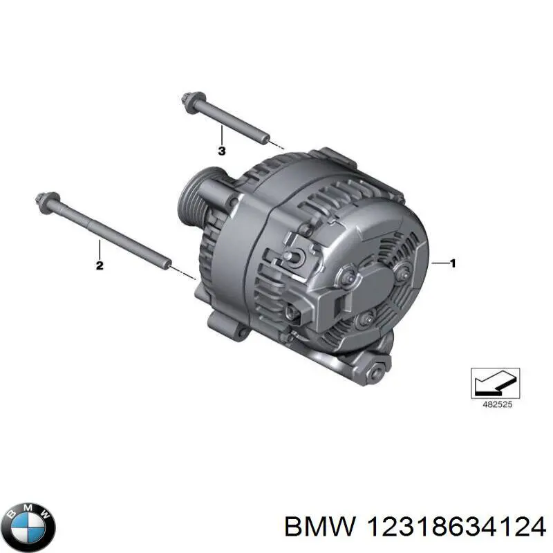 Купити 12318627125 BMW Генератор