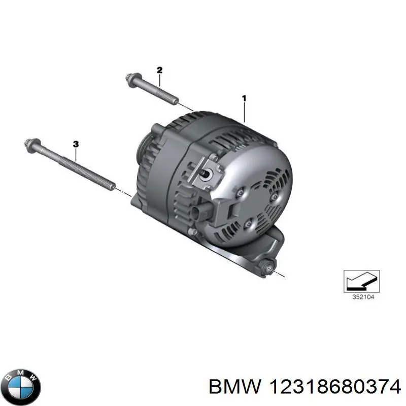 12318740305 BMW генератор