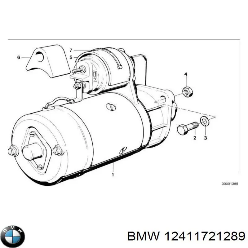 Купити 12411721289 BMW Втулка стартера