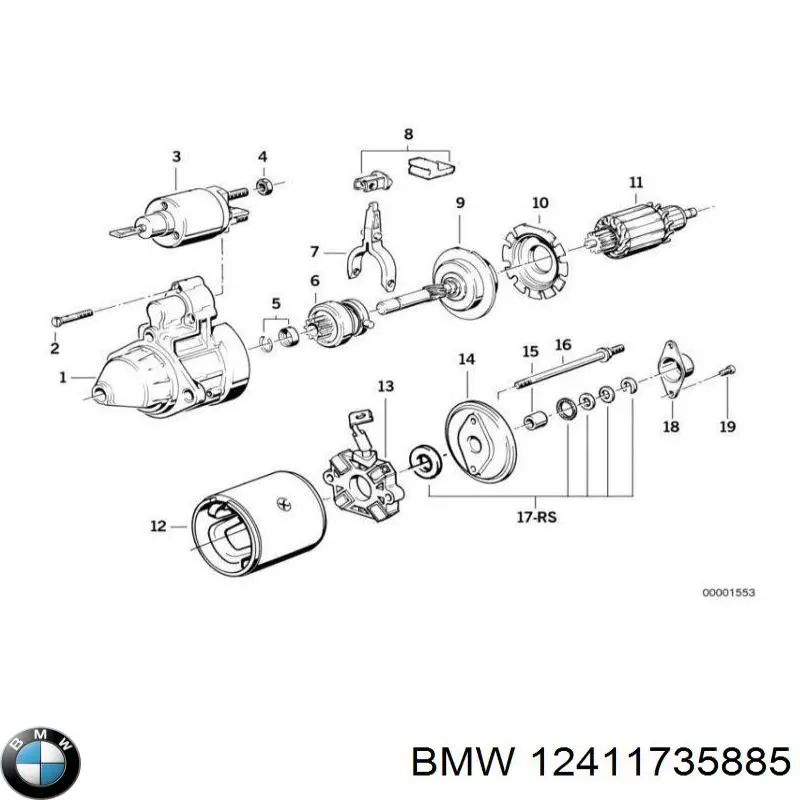  BMW 12411735885 ціна, від 190.46 USD