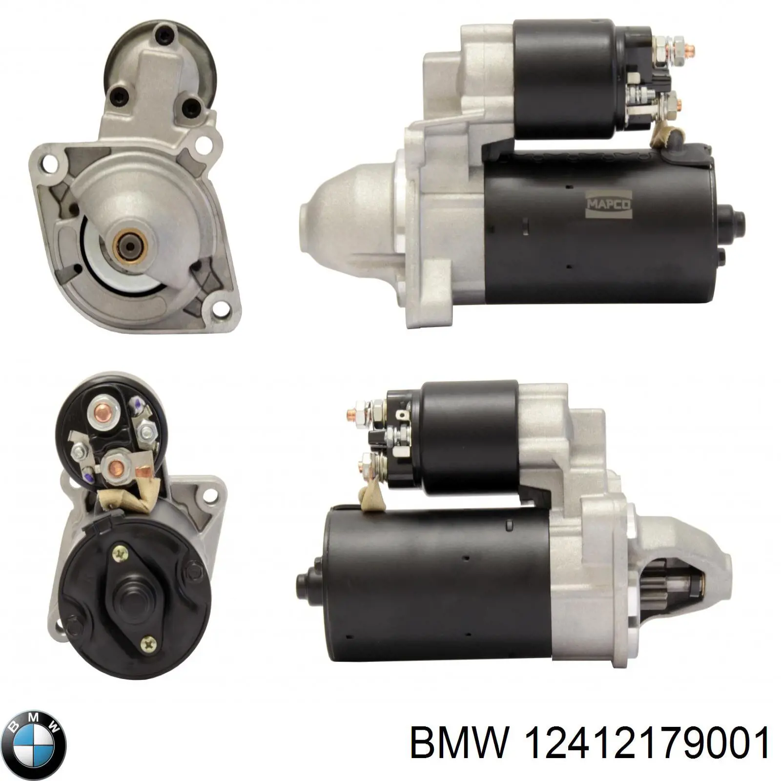 12412179001 BMW Стартер двигуна
