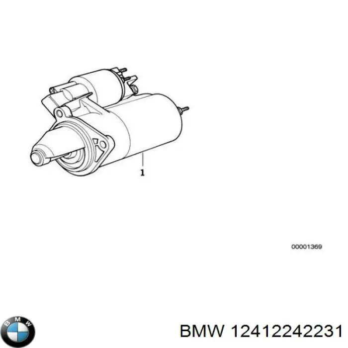 Купити 63222035 BMW Стартер