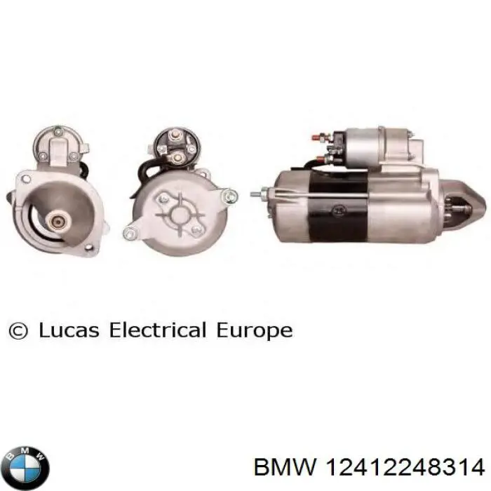 12412248314 BMW Стартер двигуна