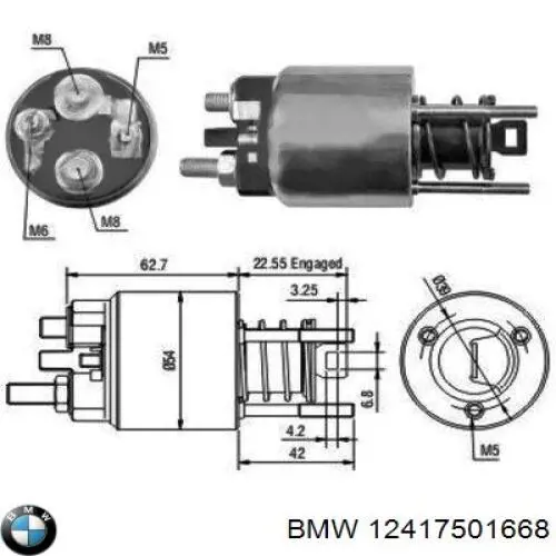 Купити 12417501668 BMW Стартер