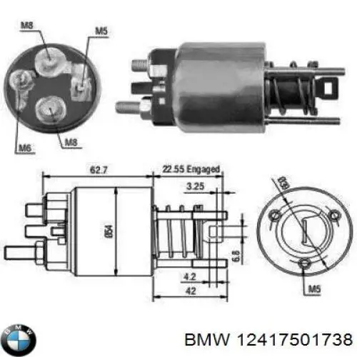 Купити 12417501738 BMW Стартер