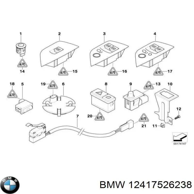 Контактор BMW 12417526238 ціна, від 44.34 USD