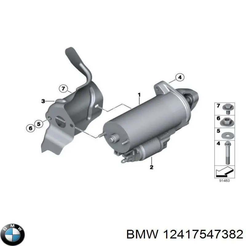  BMW 12417547382 ціна, від 51.18 USD