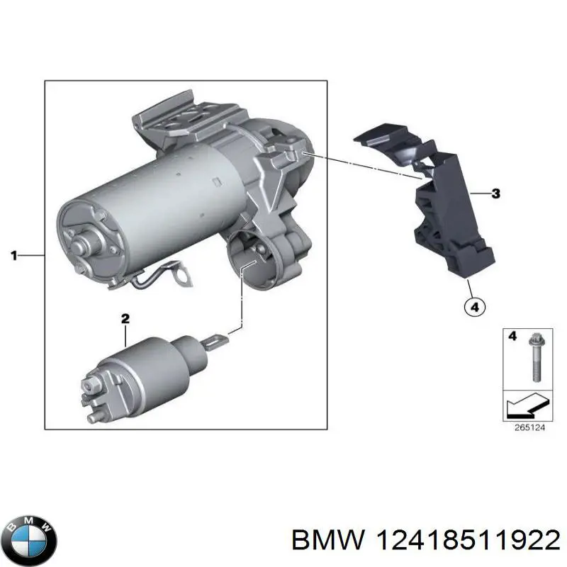 Купити 12418511922 BMW 