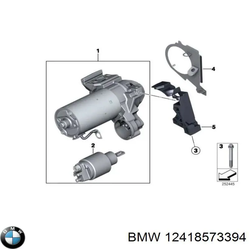 Купити 12418573394 BMW 