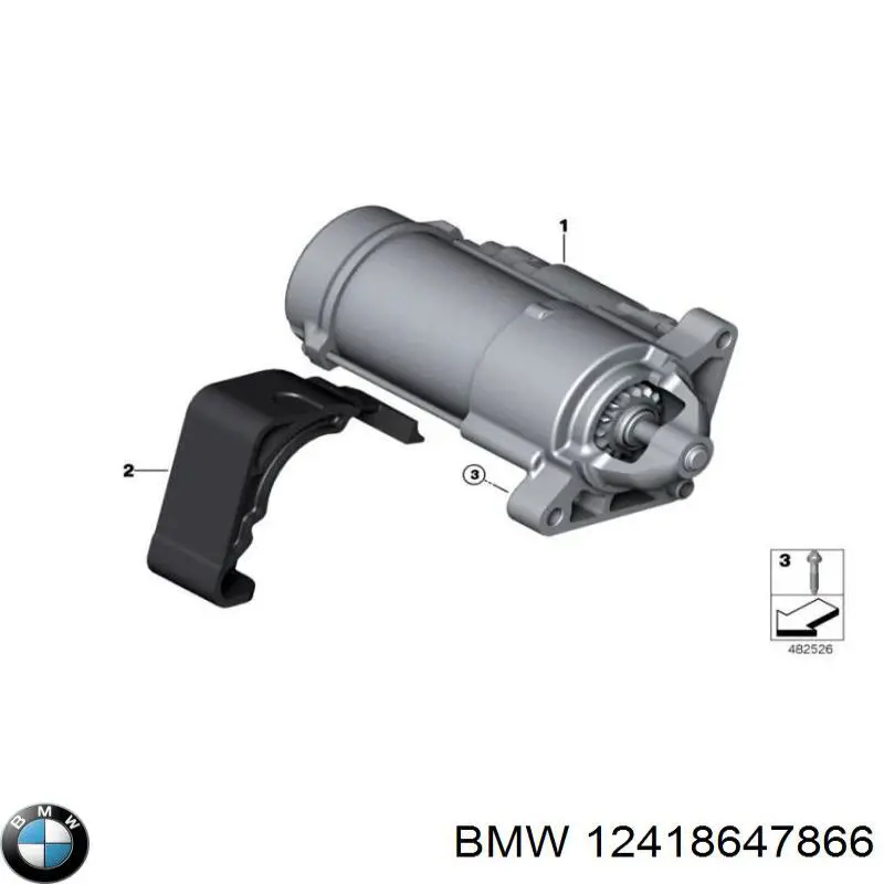 12418647866 BMW Стартер двигуна