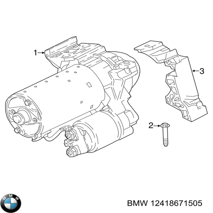 Стартер BMW 8671505 ціна, від 153.04 USD