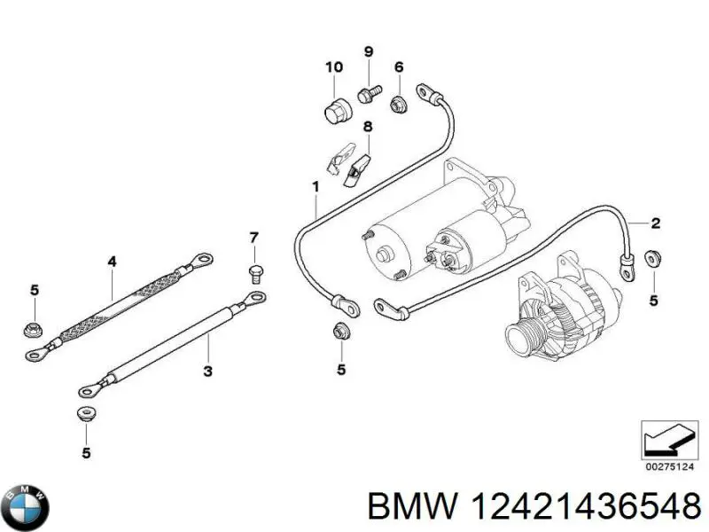 Купити 12421436548 BMW 