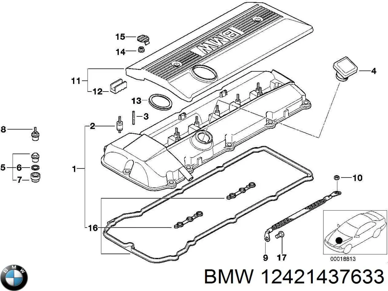  BMW 12421437633 ціна, від 44.53 USD
