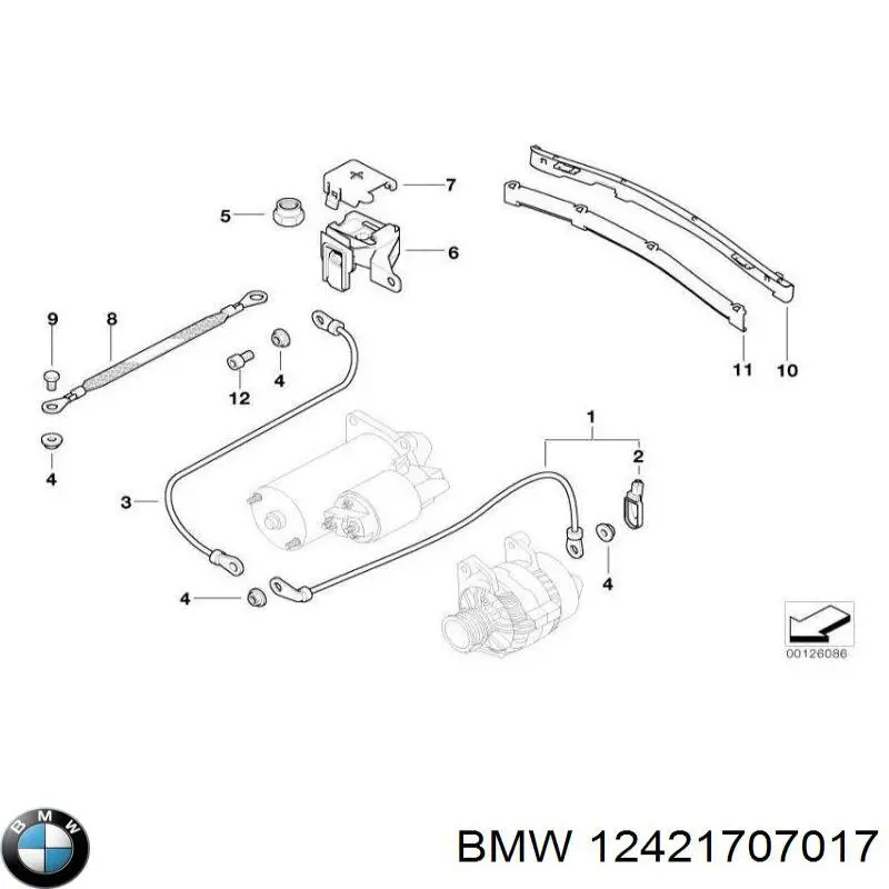 12421707017 BMW 