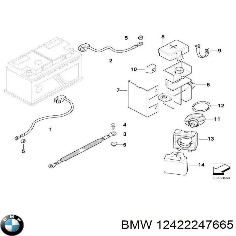 Купити 12422247665 BMW 