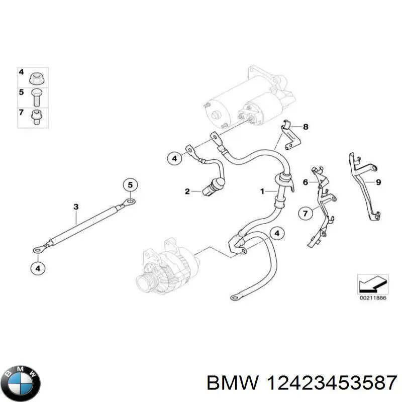  12423453587 BMW