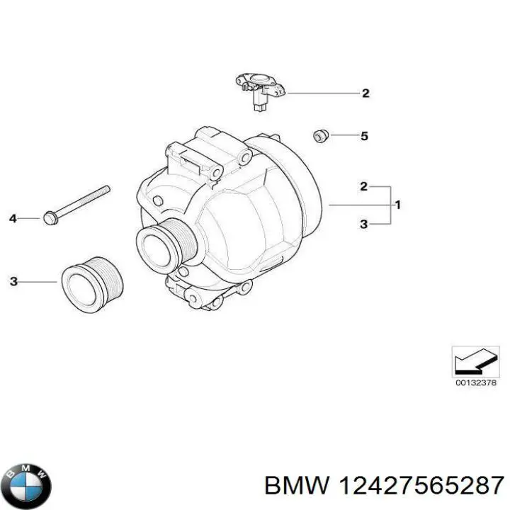 12427565287 BMW 