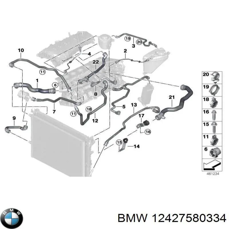 Купити 12427580334 BMW 