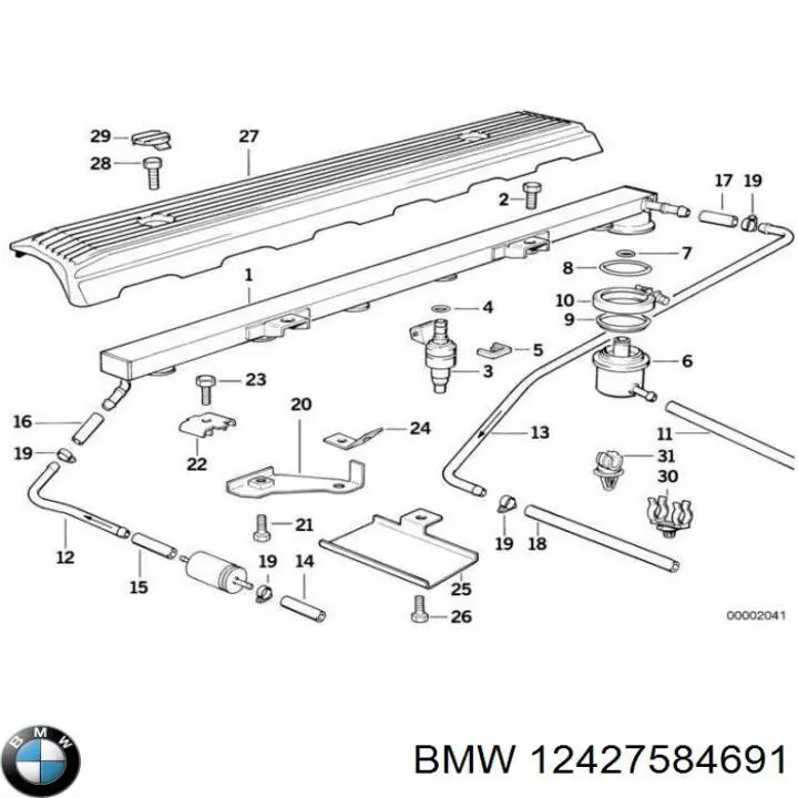  BMW 12427584691