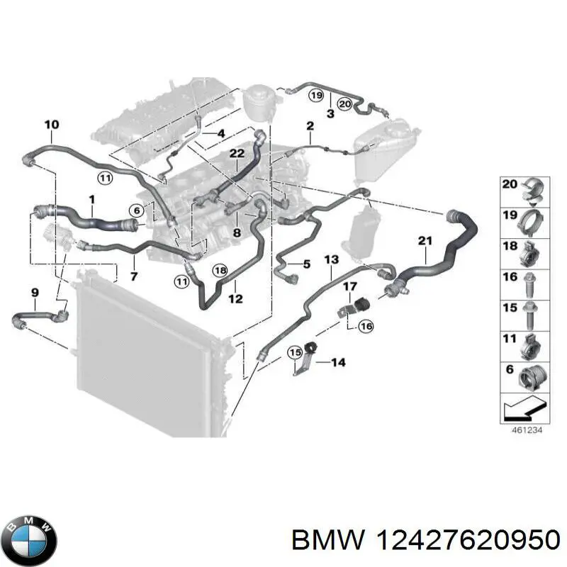 Купити 12427620950 BMW 