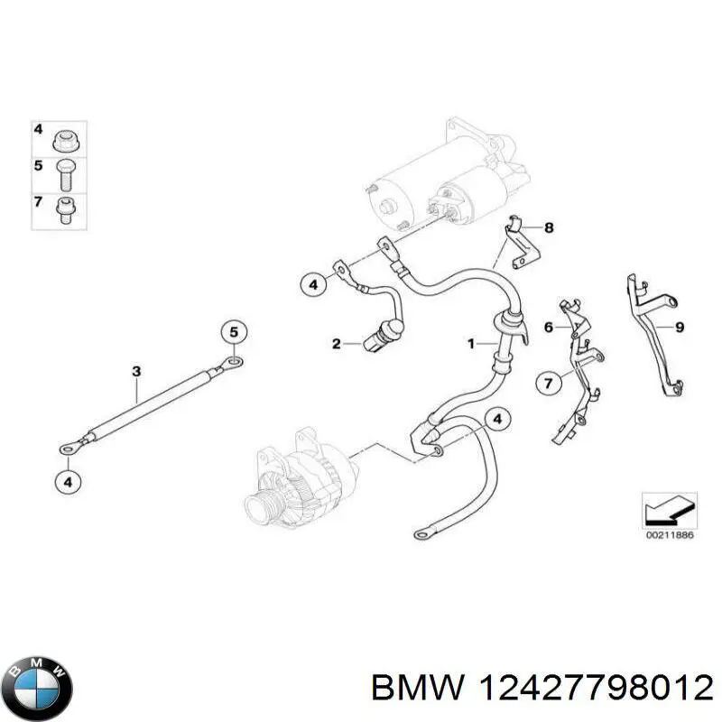  12427798012 BMW