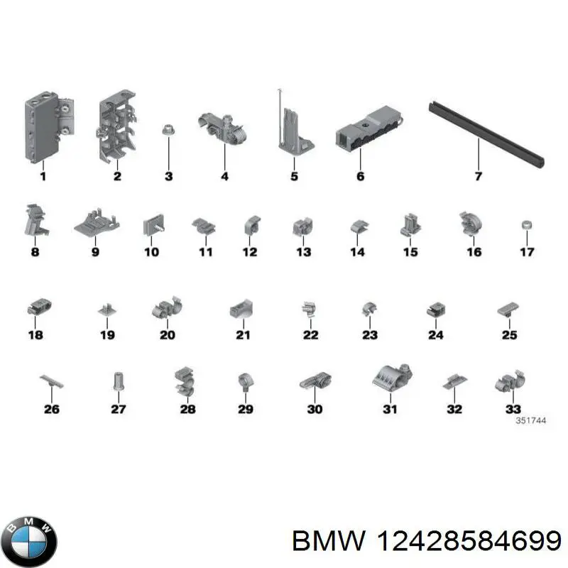  BMW 12428584699 ціна, від 45.15 USD