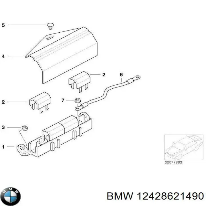 BMW 12428621490 ціна, від 9.31 USD
