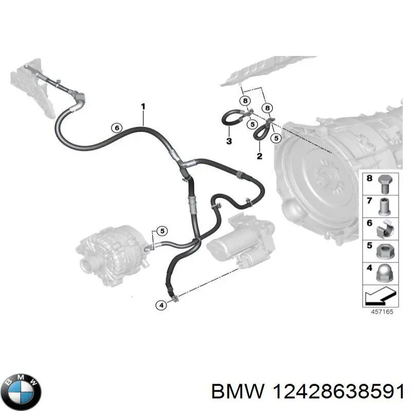 BMW 12428638591 ціна, від 41.67 USD