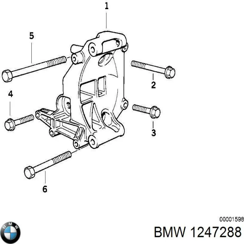 Генератор 1247288 BMW