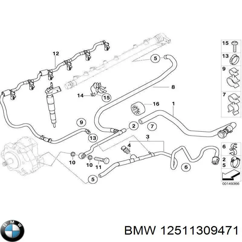  BMW 12511309471 ціна, від 7.13 USD