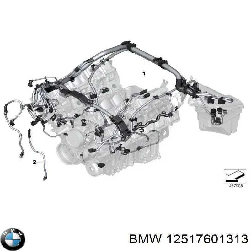 Купити 12517608387 BMW Джгут проводів моторного відсіку