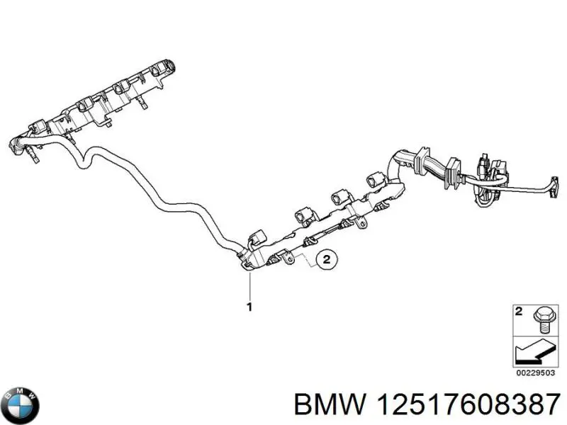 Джгут проводів моторного відсіку BMW 12517608387 ціна, від 83.06 USD