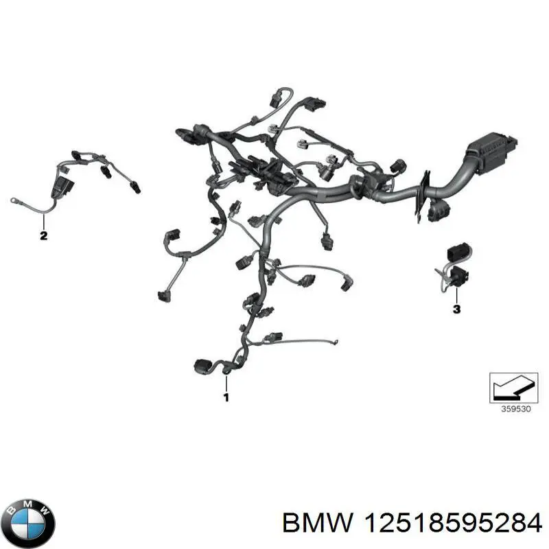 Купити 12518595284 BMW Джгут проводів моторного відсіку
