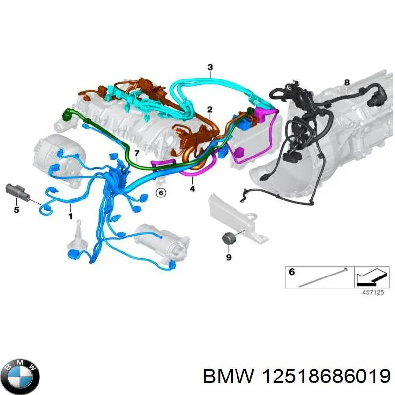  BMW 12518686019 ціна, від 62.08 USD