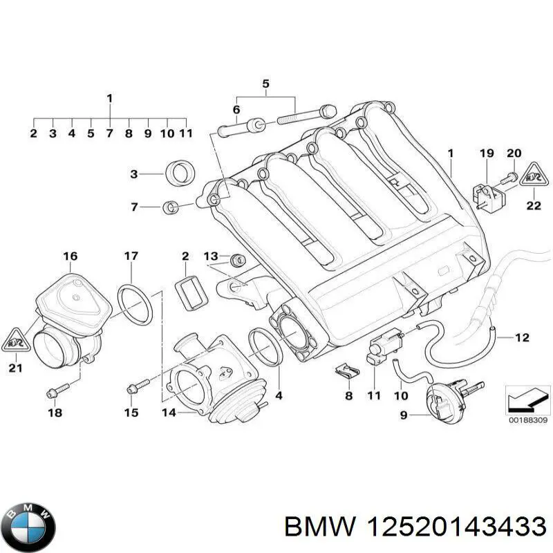 Купити 12520143433 BMW 