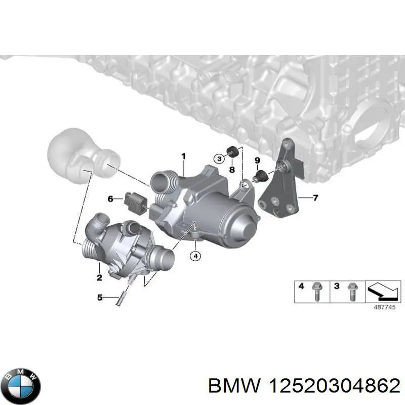  BMW 12520304862 ціна, від 5.31 USD